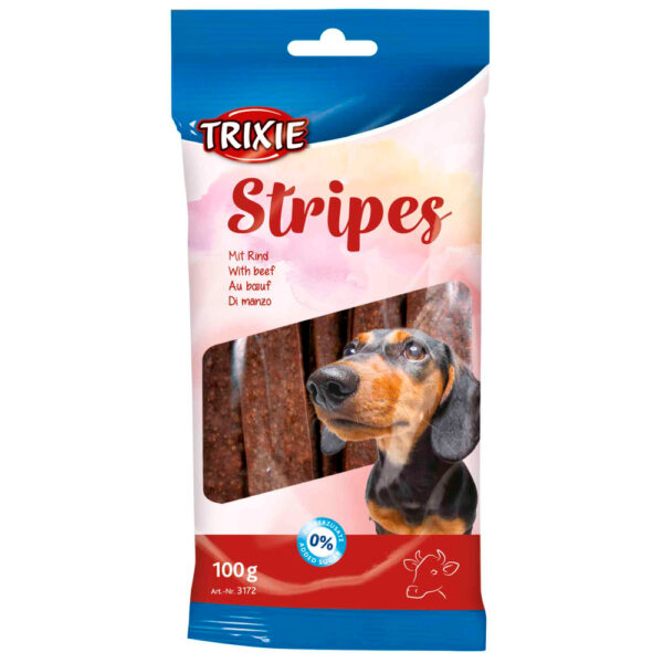 STRIPES LIGHT STICK CARNE VACA 100GR ( 10 UNID )