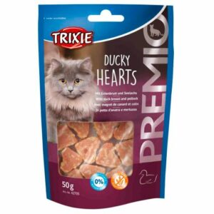 PREMIO DUCKY HEARTS PEITO PATO E PEIXE 50GR