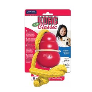 KONG CLASSIC W/ROPE MEDIUM