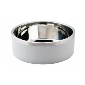 QUAPAS BOWL STAINLESS STEEL DOUBLE WALLED WHITE 1850ML