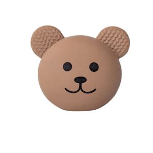 QUAPAS DOG TOY LATEX FUN BEAR HEAD