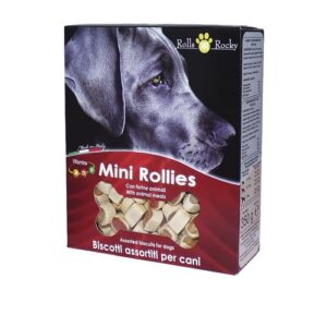 ROLLS ROCKY MINI BISCOITOS RECHEADOS PEQ. CÃES 300GR