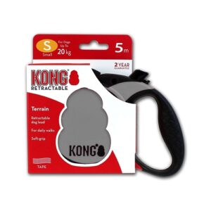 KONG TRELA EXTENSIVEL TERRAIN S 5M/20KG CINZA