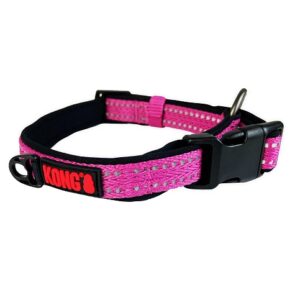 KONG COLEIRA NYLON COLLARS L FUSCIA