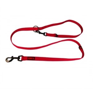 KONG ADJUSTABLE LEASH M VERMELHO
